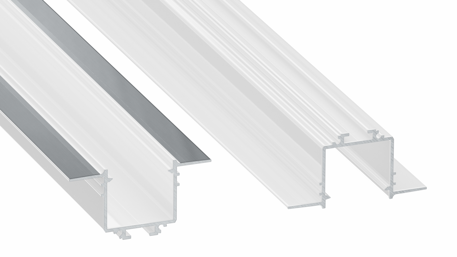 Lumines profile type Subli lacquered white, 6,15 m